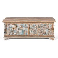 Click to view product details and reviews for Entholzen Carved Mango Wood Storage Trunk. Click to view product details and reviews for Entholzen Carved Mango Wood Storage Trunk.