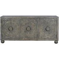 Click to view product details and reviews for Spanish Grey Carved Mango Wood 3 Door Large Sideboard 172cm. Click to view product details and reviews for Spanish Grey Carved Mango Wood 3 Door Large Sideboard 172cm.