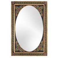 Click to view product details and reviews for Galach Black Painted Mango Wood Wall Mirror. Click to view product details and reviews for Galach Black Painted Mango Wood Wall Mirror.