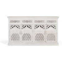 Click to view product details and reviews for Lomax White Carved Mango Wood 4 Door Extra Large Sideboard 180cm. Click to view product details and reviews for Lomax White Carved Mango Wood 4 Door Extra Large Sideboard 180cm.