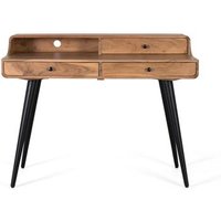 Click to view product details and reviews for Pavia Acacia Wood 3 Drawer Desk. Click to view product details and reviews for Pavia Acacia Wood 3 Drawer Desk.