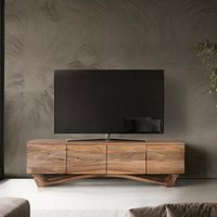 Click to view product details and reviews for Hattie Acacia Wood 4 Door Large Tv Unit. Click to view product details and reviews for Hattie Acacia Wood 4 Door Large Tv Unit.