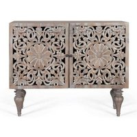 Click to view product details and reviews for Edith Grey Carved Mango Wood 2 Door Small Sideboard 100cm. Click to view product details and reviews for Edith Grey Carved Mango Wood 2 Door Small Sideboard 100cm.