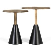 Click to view product details and reviews for Holly Bronze And Black Round Nest Of 2 Tables. Click to view product details and reviews for Holly Bronze And Black Round Nest Of 2 Tables.