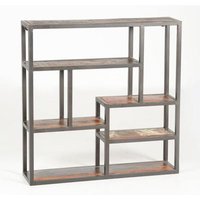 Click to view product details and reviews for Mara Industrial Style Small Open Shelving Unit. Click to view product details and reviews for Mara Industrial Style Small Open Shelving Unit.