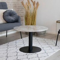 Click to view product details and reviews for Bolzano White Marble Effect Round Coffee Table With Black Base. Click to view product details and reviews for Bolzano White Marble Effect Round Coffee Table With Black Base.