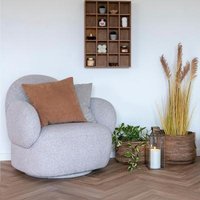 Click to view product details and reviews for Messina Light Grey Boucle Fabric Swivel Lounge Chair. Click to view product details and reviews for Messina Light Grey Boucle Fabric Swivel Lounge Chair.