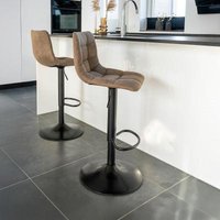 Click to view product details and reviews for 2 X Middelfart Brown Fabric Adjustable Barstool With Back. Click to view product details and reviews for 2 X Middelfart Brown Fabric Adjustable Barstool With Back.