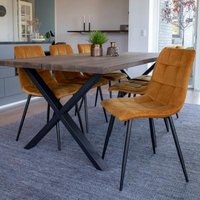 Click to view product details and reviews for 2 X Middelfart Mustard Velvet Fabric Dining Chair. Click to view product details and reviews for 2 X Middelfart Mustard Velvet Fabric Dining Chair.