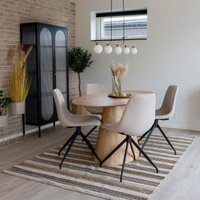 Click to view product details and reviews for Bolton Natural Wood Oval Dining Set With 4 Zebulon Sand Swivel Chairs. Click to view product details and reviews for Bolton Natural Wood Oval Dining Set With 4 Zebulon Sand Swivel Chairs.