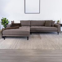 Click to view product details and reviews for Lido Brown Fabric Lounge Sofa With Black Legs Lhf. Click to view product details and reviews for Lido Brown Fabric Lounge Sofa With Black Legs Lhf.