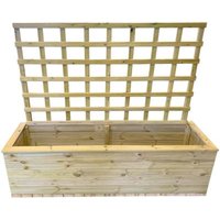 Click to view product details and reviews for Churnet Valley Timber Wood Trough With Trellis Garden Planter. Click to view product details and reviews for Churnet Valley Timber Wood Trough With Trellis Garden Planter.