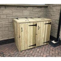 Click to view product details and reviews for Churnet Valley Timber Wood Garden Double Bin Store. Click to view product details and reviews for Churnet Valley Timber Wood Garden Double Bin Store.