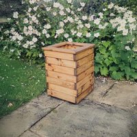 Click to view product details and reviews for Churnet Valley Redwood Tall Square Garden Planter. Click to view product details and reviews for Churnet Valley Redwood Tall Square Garden Planter.