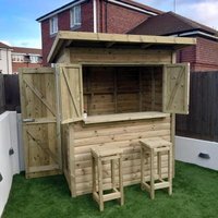 Click to view product details and reviews for Churnet Valley Castleton Timber Wood Garden Bar. Click to view product details and reviews for Churnet Valley Castleton Timber Wood Garden Bar.