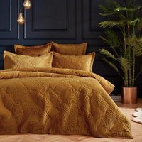 Click to view product details and reviews for Paoletti Palmeria Gold Quilted Velvet Duvet Cover Set. Click to view product details and reviews for Paoletti Palmeria Gold Quilted Velvet Duvet Cover Set.