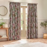 Click to view product details and reviews for Wylder Ophelia Rednut Floral Jacquard Pencil Pleat Curtains. Click to view product details and reviews for Wylder Ophelia Rednut Floral Jacquard Pencil Pleat Curtains.