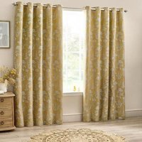 Click to view product details and reviews for Wylder Sophia Gold Room Darkening Eyelet Curtains. Click to view product details and reviews for Wylder Sophia Gold Room Darkening Eyelet Curtains.