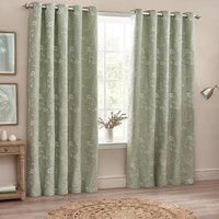 Click to view product details and reviews for Wylder Sophia Sage Room Darkening Eyelet Curtains. Click to view product details and reviews for Wylder Sophia Sage Room Darkening Eyelet Curtains.