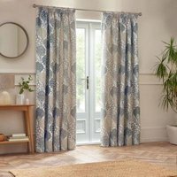 Click to view product details and reviews for Wylder Ophelia Wedgewood Floral Jacquard Pencil Pleat Curtains. Click to view product details and reviews for Wylder Ophelia Wedgewood Floral Jacquard Pencil Pleat Curtains.