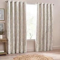 Click to view product details and reviews for Wylder Sophia Natural Room Darkening Eyelet Curtains. Click to view product details and reviews for Wylder Sophia Natural Room Darkening Eyelet Curtains.