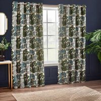 Click to view product details and reviews for Wylder Woodlands Green Room Darkening Eyelet Curtains. Click to view product details and reviews for Wylder Woodlands Green Room Darkening Eyelet Curtains.