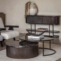 Click to view product details and reviews for Libra Belvedere Black Round Coffee Table Set Of 2. Click to view product details and reviews for Libra Belvedere Black Round Coffee Table Set Of 2.