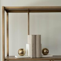 Click to view product details and reviews for Libra Genoa White Marble Bookends. Click to view product details and reviews for Libra Genoa White Marble Bookends.