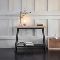 Click to view product details and reviews for Clockhouse Console Table Carbon And Natural Oak. Click to view product details and reviews for Clockhouse Console Table Carbon And Natural Oak.
