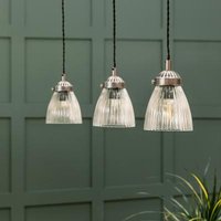 Click to view product details and reviews for Fovant Glass Triple Pendant Light Satin Nickel. Click to view product details and reviews for Fovant Glass Triple Pendant Light Satin Nickel.