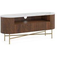 Click to view product details and reviews for Harvard 120cm Fluted Curved Tv Unit With White Marble Top. Click to view product details and reviews for Harvard 120cm Fluted Curved Tv Unit With White Marble Top.