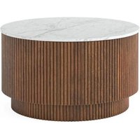 Click to view product details and reviews for Harvard Round Fluted Coffee Table With White Marble Top. Click to view product details and reviews for Harvard Round Fluted Coffee Table With White Marble Top.