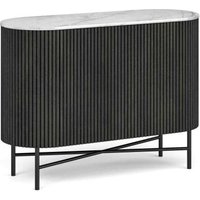 Click to view product details and reviews for Lucas Black 100cm Small 2 Door Fluted Curved Sideboard With White Marble Top. Click to view product details and reviews for Lucas Black 100cm Small 2 Door Fluted Curved Sideboard With White Marble Top.