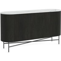 Click to view product details and reviews for Lucas Black 150cm Medium 2 Door Fluted Curved Sideboard With White Marble Top. Click to view product details and reviews for Lucas Black 150cm Medium 2 Door Fluted Curved Sideboard With White Marble Top.