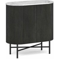 Click to view product details and reviews for Lucas Black 65cm Mini 2 Door Fluted Curved Sideboard With White Marble Top. Click to view product details and reviews for Lucas Black 65cm Mini 2 Door Fluted Curved Sideboard With White Marble Top.