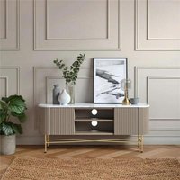 Click to view product details and reviews for Isabella Grey 150cm Fluted Curved Storage Tv Unit With White Marble Top. Click to view product details and reviews for Isabella Grey 150cm Fluted Curved Storage Tv Unit With White Marble Top.