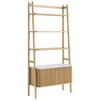 Click to view product details and reviews for Soho Oak 2 Door Slatted Bookcase White Marble Top. Click to view product details and reviews for Soho Oak 2 Door Slatted Bookcase White Marble Top.