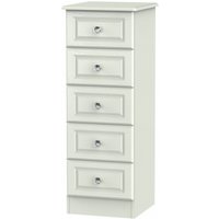 Click to view product details and reviews for Crystal Cashmere 5 Drawer Narrow Chest. Click to view product details and reviews for Crystal Cashmere 5 Drawer Narrow Chest.