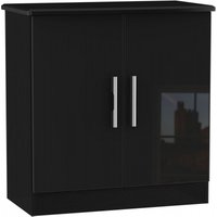 Click to view product details and reviews for Knightsbridge Black Gloss 2 Door Hall Cabinet. Click to view product details and reviews for Knightsbridge Black Gloss 2 Door Hall Cabinet.