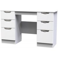 Click to view product details and reviews for Camden White Gloss 6 Drawer Double Dressing Table. Click to view product details and reviews for Camden White Gloss 6 Drawer Double Dressing Table.