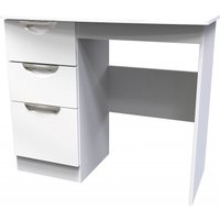 Click to view product details and reviews for Camden White Gloss 3 Drawer Single Dressing Table. Click to view product details and reviews for Camden White Gloss 3 Drawer Single Dressing Table.
