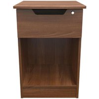 Click to view product details and reviews for Bella Walnut Effect 1 Drawer Bedside Table With Lock. Click to view product details and reviews for Bella Walnut Effect 1 Drawer Bedside Table With Lock.