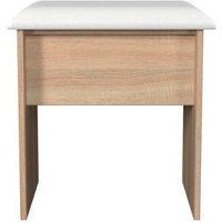 Click to view product details and reviews for Milan Oak Effect Padded Dressing Stool. Click to view product details and reviews for Milan Oak Effect Padded Dressing Stool.
