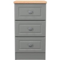 Click to view product details and reviews for Norfolk Grey And Oak Effect 3 Drawer Bedside Cabinet. Click to view product details and reviews for Norfolk Grey And Oak Effect 3 Drawer Bedside Cabinet.