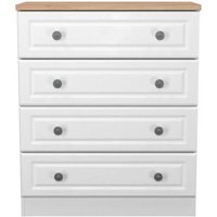 Click to view product details and reviews for Norfolk White And Oak Effect 4 Drawer Chest. Click to view product details and reviews for Norfolk White And Oak Effect 4 Drawer Chest.