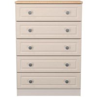 Click to view product details and reviews for Norfolk Cashmere And Oak Effect 5 Drawer Chest. Click to view product details and reviews for Norfolk Cashmere And Oak Effect 5 Drawer Chest.