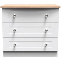Click to view product details and reviews for Sussex White And Oak Effect 3 Drawer Small Chest. Click to view product details and reviews for Sussex White And Oak Effect 3 Drawer Small Chest.