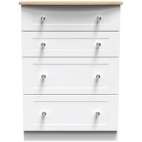 Click to view product details and reviews for Sussex White And Oak Effect 4 Drawer Deep Chest. Click to view product details and reviews for Sussex White And Oak Effect 4 Drawer Deep Chest.