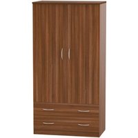 Click to view product details and reviews for Avon Walnut Effect 2 Door 2 Drawer Double Wardrobe H 1825cm. Click to view product details and reviews for Avon Walnut Effect 2 Door 2 Drawer Double Wardrobe H 1825cm.