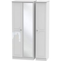 Click to view product details and reviews for Balmoral White Gloss 3 Door Tall Triple Wardrobe 1 Mirror. Click to view product details and reviews for Balmoral White Gloss 3 Door Tall Triple Wardrobe 1 Mirror.
